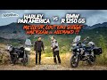 Harley pan america vs bmw r 1250 gs  part 1 l duel motorlive