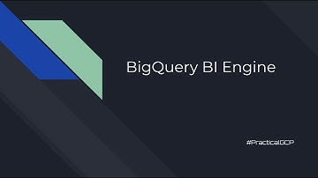 BigQuery BI-engine