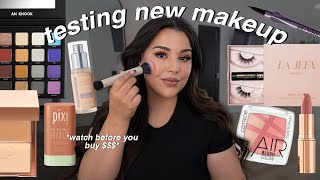 TESTING HOT NEW MAKEUP PRODUCTS *what should YOU buy?!*