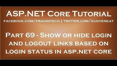 Toon of verberg aanmeld- en afmeldlinks op basis van de aanmeldstatus in ASP.NET Core