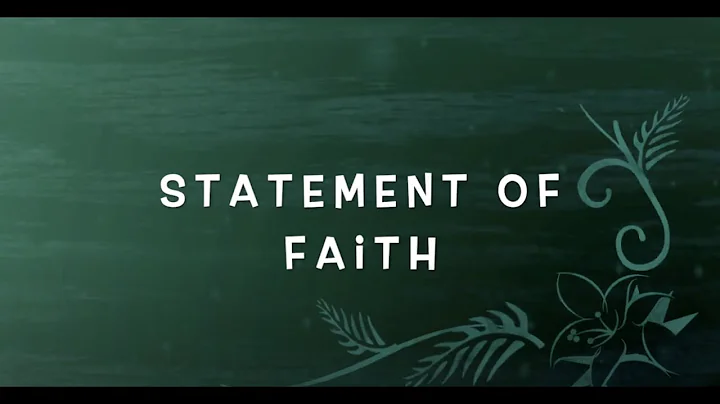 Megan Berg Statement of Faith