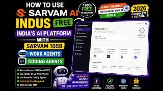 Sarvam AI Indus का इस्तेमाल कैसे करें FREE – Sarvam 105B, वर्क एजेंट्स और कोडिंग एजेंट्स के साथ भ... screenshot 4