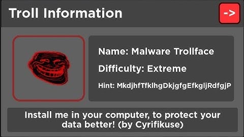 Find The Trollfaces Rememed - How to get Malware Trollface