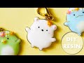 【レジン】すみっコぐらし:しろくまのチャームを手作り｜モールド無し