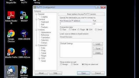 Using PuTTY and Xming to get a linux GUI to a Microsoft Desktop