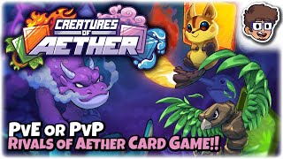 PvE / PvP RIVALS OF AETHER CARD GAME!! | Let's Try: Creatures of Aether | Gameplay screenshot 3