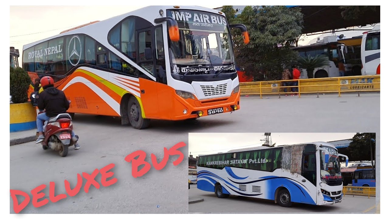 Buses At Buspark ll Deluxe Bus Nepal ll Night Bus Long Route Bus ll Risky Driver ll Gongabu Buspark