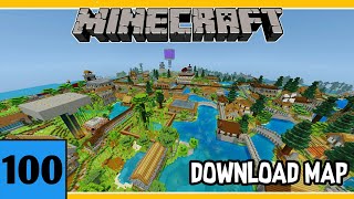 The TOP 5 FREE Minecraft Survival Maps to DOWNLOAD (MCPE/Bedrock)