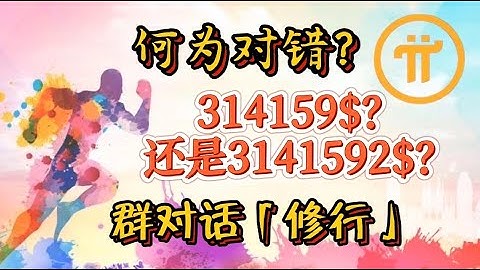 Pi Network 何为对错？314159$？还是3141592$？群对话「修行」#pi #picoin #piconsensus #pipayment #pinetwork