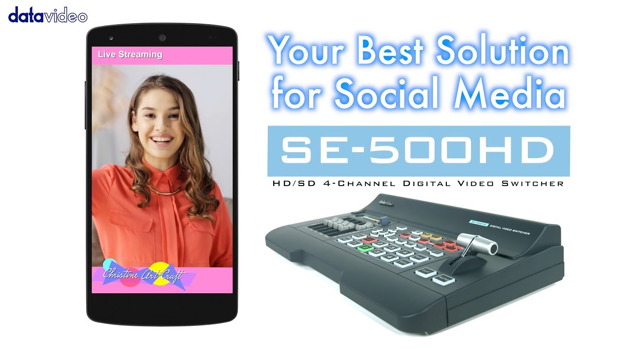 【Official】SE-500HD Video Switcher The Solution for the Portrait Video on Social Media｜Datavideo