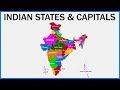 Indian States And Capitals (Educational) | India Map | Learning &amp; Education