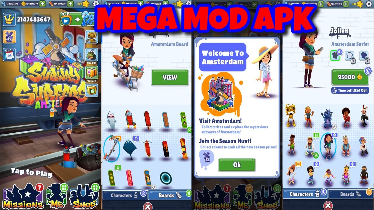 Download Subway Surfers Mod APK 2020 - The Android Master