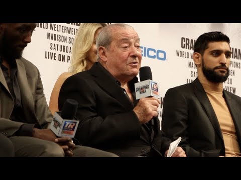 boxing news 24/7 co.uk TERENCE CRAWFORD v AMIR KHAN - (FULL & UNCUT) - FINAL PRESS CONFERENCE - w/ BOB ARUM & FRANK SMITH
