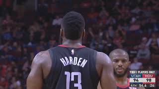 James Harden Gets Away With The Worst Travel In the NBA Using His Step Back! Rockets vs Jazz