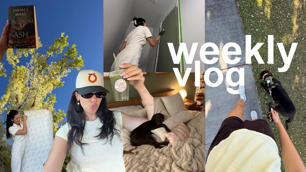 weekly diaries | | a chatty vlog!! home improvement projects & solo weekend