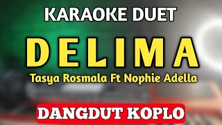 DELIMA KARAOKE DUET DANGDUT KOPLO - Tasya Rosmala Adella Ft. Nophie Adella