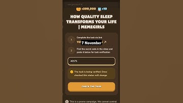 How Quality Sleep Transforms Your Life | MemeGirls | Memfi Video Code | Memefi Code | #memefi