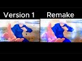 Remastered toji vs gojo  side by side comparison amvedit