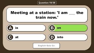 English Quiz: Digital & Urban Life | Beginner Level (A1) - 30 Questions