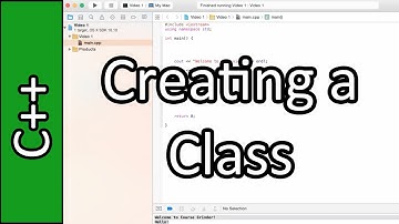 Classes - C++ Programming Tutorial #10 (PC / Mac 2015)