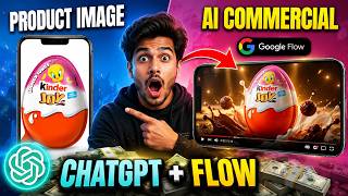 🔥 Turn ANY Product Image Into a Cinematic AI Commercial (ChatGPT + Google Flow)