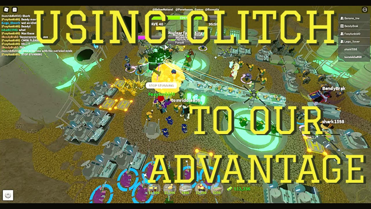 Using Glitch On Polluted Wasteland Mega Tower Defense Simulator Using glitch on polluted wasteland mega tower defense simulator