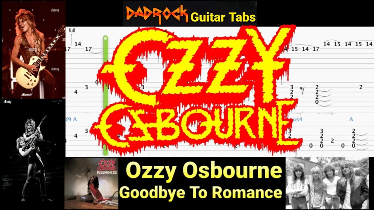 paroles de ozzy osbourne goodbye to romance