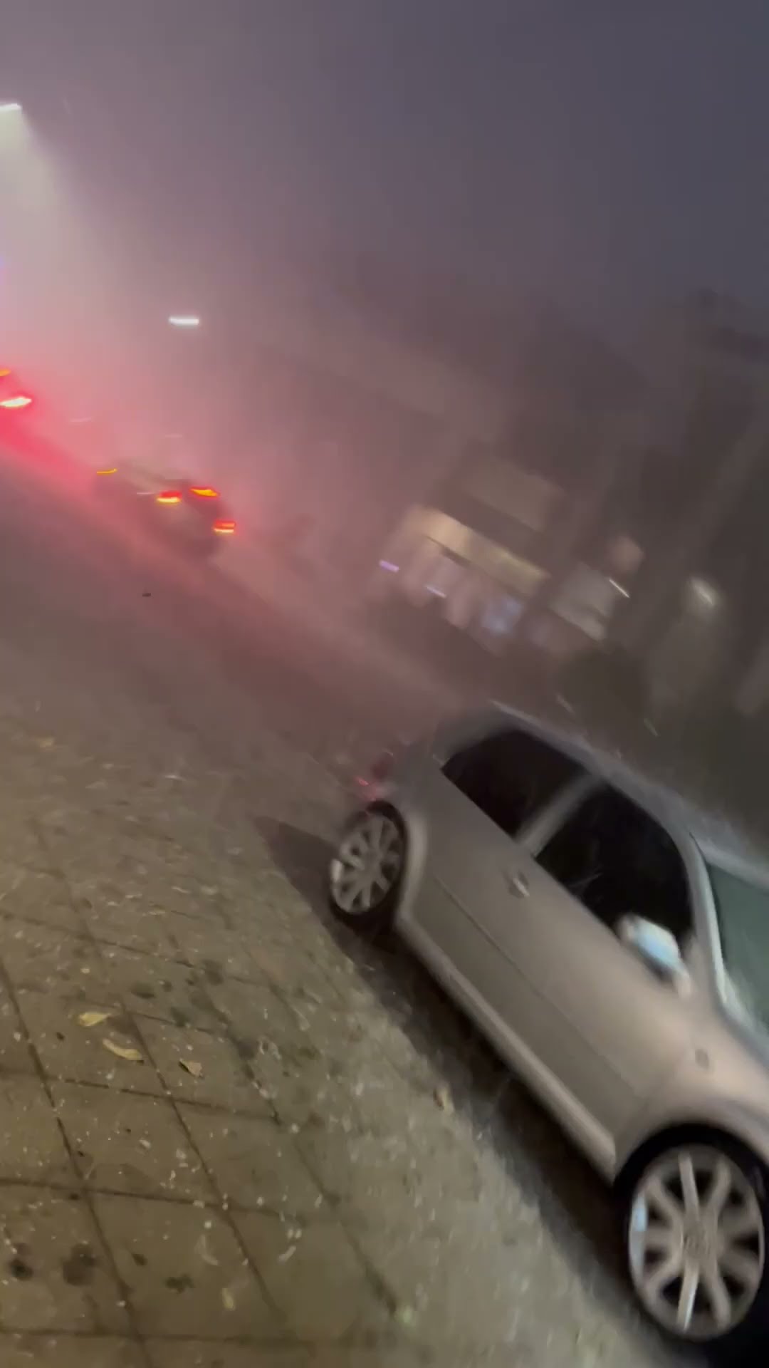 Man Captures Intense Hailstorm on Cyprus Streets
