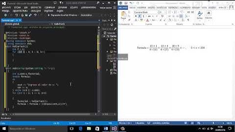 Formula con Factoriales || C++ || Empleo del For, Do-While, Contador y Funciones en Visual Studio