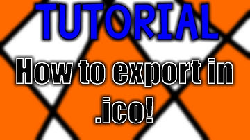 TUTORIAL!- How To Export In .ICO In Paint.NET!