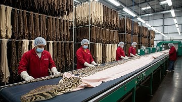Inside the Snake-Leather Factory: From Python Farm to Luxury Boots (Full Process)