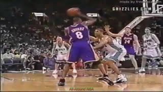 Kobe Bryant 21 Points 6 Ast, Game Winner @ Grizzlies, 2002-03.