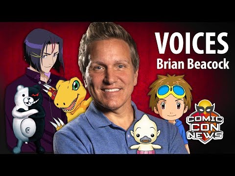 Brian Beacock Voice of Digimon, Monokuma, Yumichika and more London Anime Con