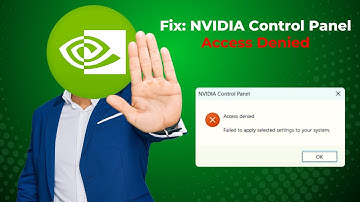 Fix: NVIDIA Control Panel 