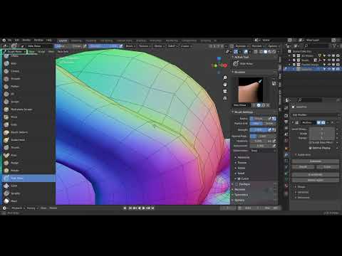 Slide Relax Sculpt Brush (EXPLAINED) | FREE Blender for 3D Printing Course