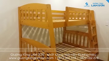 Video lắp ráp Nội thất Giường tầng Lam Sơn cho trẻ em tại thành phố Tân An tỉnh Long An
