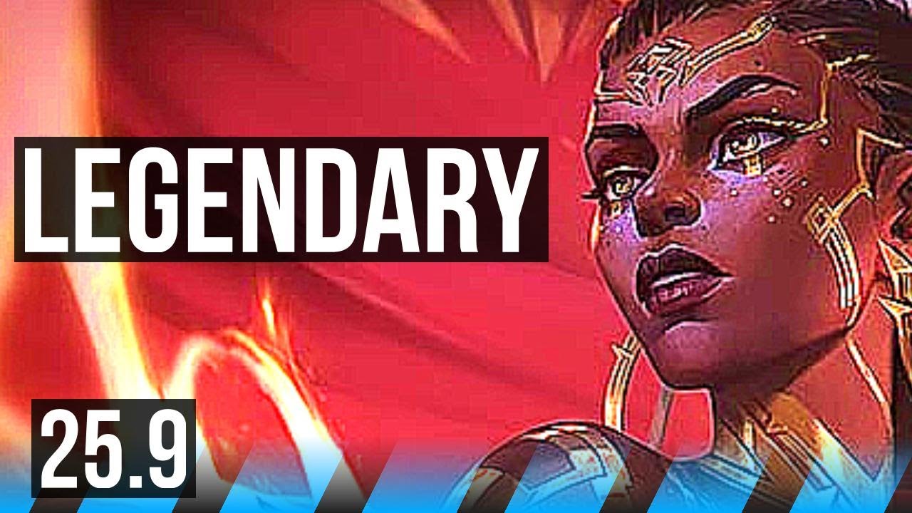 MEL vs QIYANA (MID) | 9/0/0, Legendary | EUW Diamond | 25.9