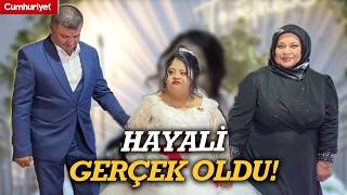Düğün hayali gerçek oldu! Down Sendromlu Elif'e temsili düğün yapıldı