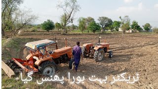 The tractor got stuck very badly۔۔ma tay punjab.. muhammad Abdallah