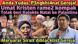 Download Lagu Yudas Maruarar Sirait Iskariot! Umat Kristen rame2 tolak beri persembahan natal ke Palestina MP3