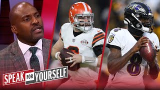 Lamar Jackson has more on the line than Baker Mayfield — Wiley I NFL I SPEAK FOR YOURSELF