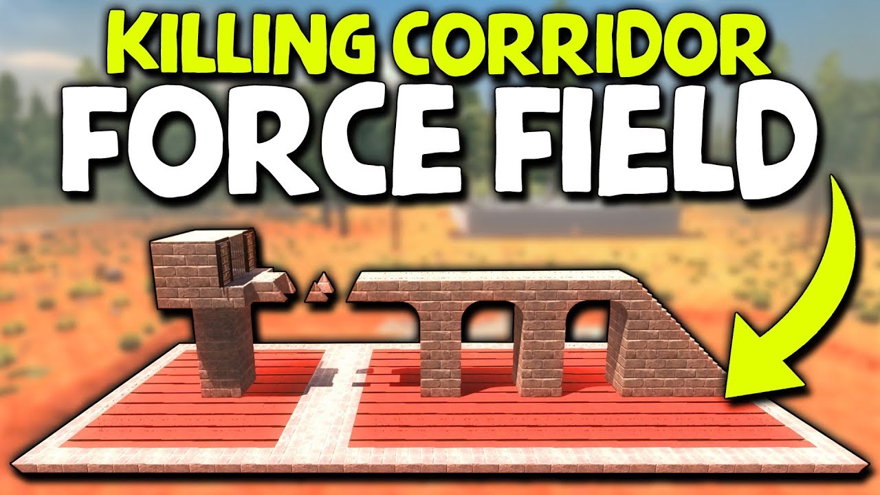 INVINCIBLE FORCE FIELD KILLING CORRIDOR UPGRADE in ALPHA 17 | 7 Days to Die (2019 Alpha 17)