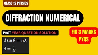 Diffraction numerical🔍 | Class 12 Physics NEB | Numerical Problems, Key Formulas & PYQs Explained
