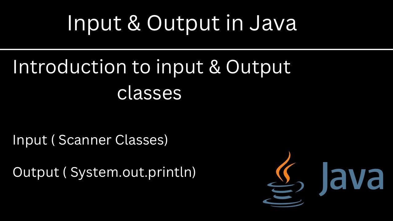 Input & Output in Java (Hindi) | Coding Book - YouTube