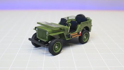 I built a mini WILLYS JEEP at home