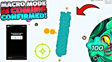 New Macro Mode is Coming in Agario Confirmed | Agario Macro is Back Very Soon (agar.io mobile)