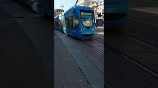 old - new trams Zagreb