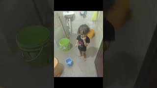 #funny #viral #dailyshorts #jamshedpur #toddlerlife #water #playtime #homeactivities #kidsmood #cute