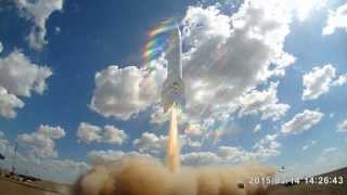 World Record Largest Amateur Rocket Lifts Off