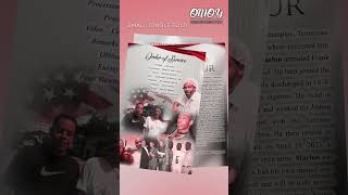 Marlon Seymour Funeral Program Design - Small Single Fold